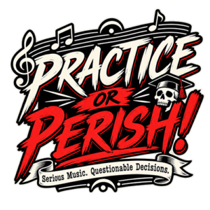Practice or Perish! sticker