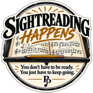 Sightreading Happens sticker