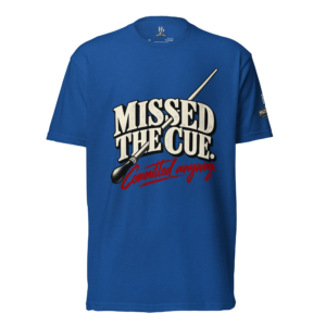 Missed the Cue T-Shirt in Royal Blue color